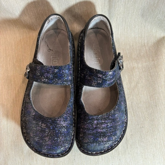 ALEGRIA Sz 37 Paloma Purple Haze PAL 7808 Hook & Loop Closure Mary Jane Shoes - Picture 3 of 8